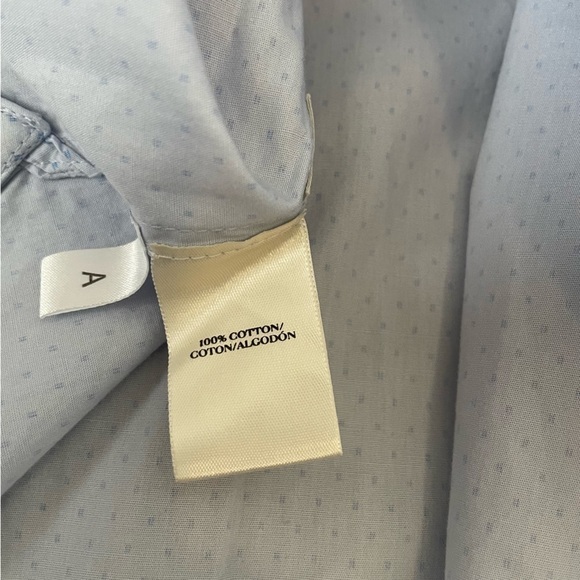 Ann Taylor Polka Dot Button Up Top Size 4 - Picture 4 of 4